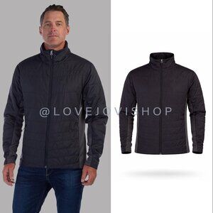 Mens | Spyder Peak Zip Insulated Mid Layer Puff Ski Jacket | Midnight Blue Grey
